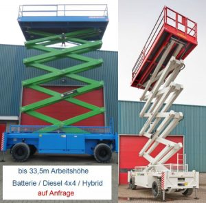 23-33,5m Scherenbühne neu
