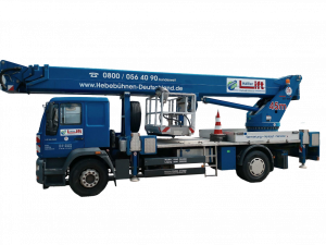 45m LKW-Arbeitsbühne<br><br>MAN TGL / Wumag WT450<br><br>