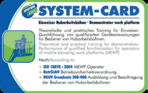 Systemcard Einweiser