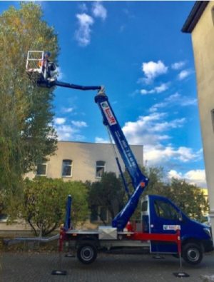 25 Meter LKW Arbeitsbühne mit Korbarm